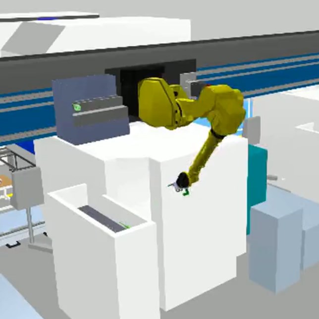 某航空发动机企业柔性自动化生产线视频演示