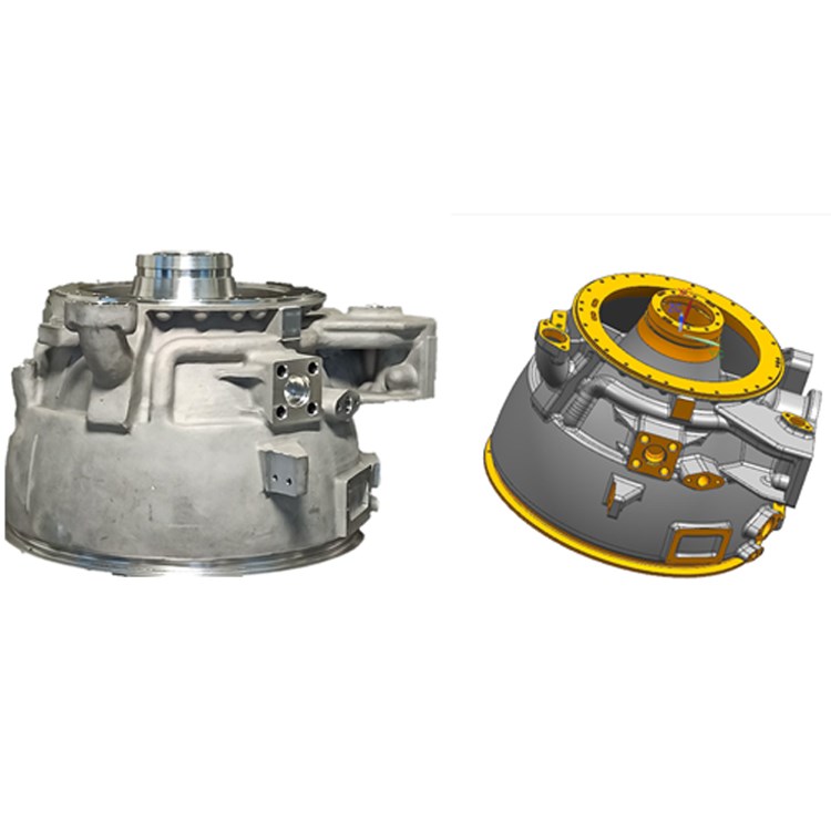 中小型航空发动机机匣类零件孔系特征的在机测量和自适应加工